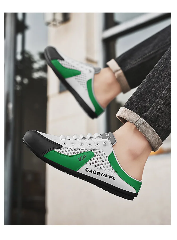 2025 New Men's Casual Slip-Ons - Durable, Comfortable, Breathable & Stylish Half-Slippers - Image 2