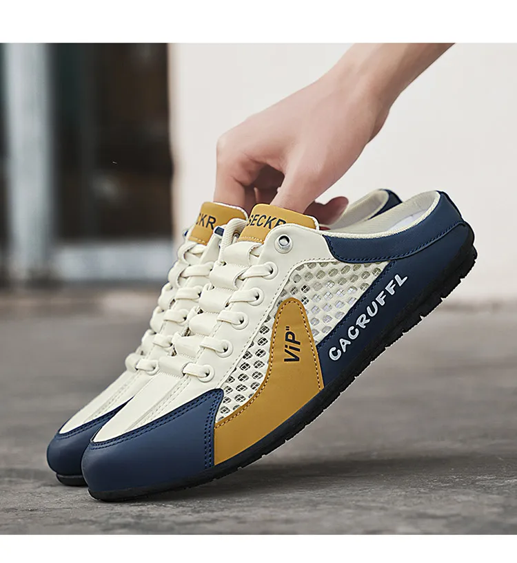 2025 New Men's Casual Slip-Ons - Durable, Comfortable, Breathable & Stylish Half-Slippers - Image 4