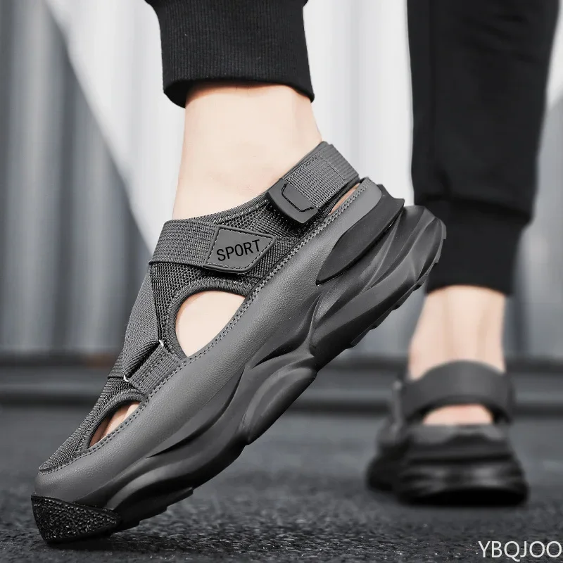 Men's summer outdoor sports anti slip wear-resistant sandals comfortable anti slip thick sole lightweight outdoor hiking shoes