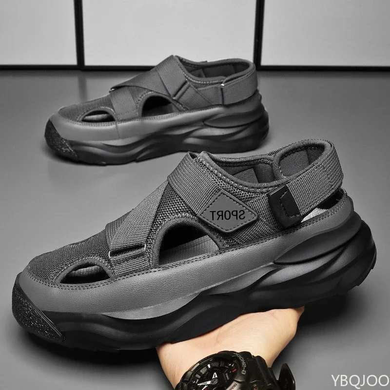 Men's summer outdoor sports anti slip wear-resistant sandals comfortable anti slip thick sole lightweight outdoor hiking shoes - Image 5