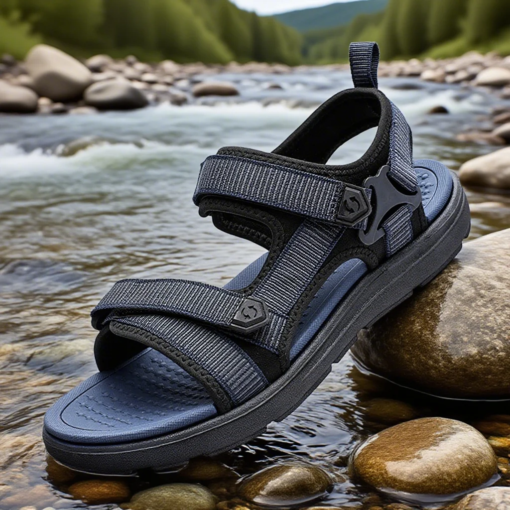 Comfortable Mens Sandals Summer Lightweight Casual Outdoor Beach Holiday Slippers Fashion Breathable Shoes Size40-45 - Image 2