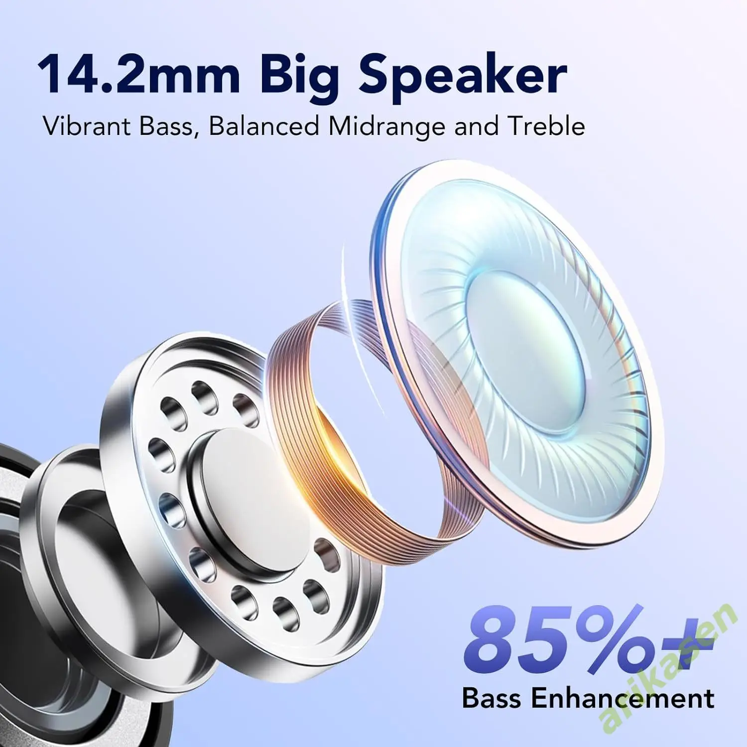 Wireless Bluetooth Earbuds Headphones 52 Hrs Playtime IPX7 Waterproof 4 Mic Call Noise Cancelling with LED Display Charging Case - Image 5