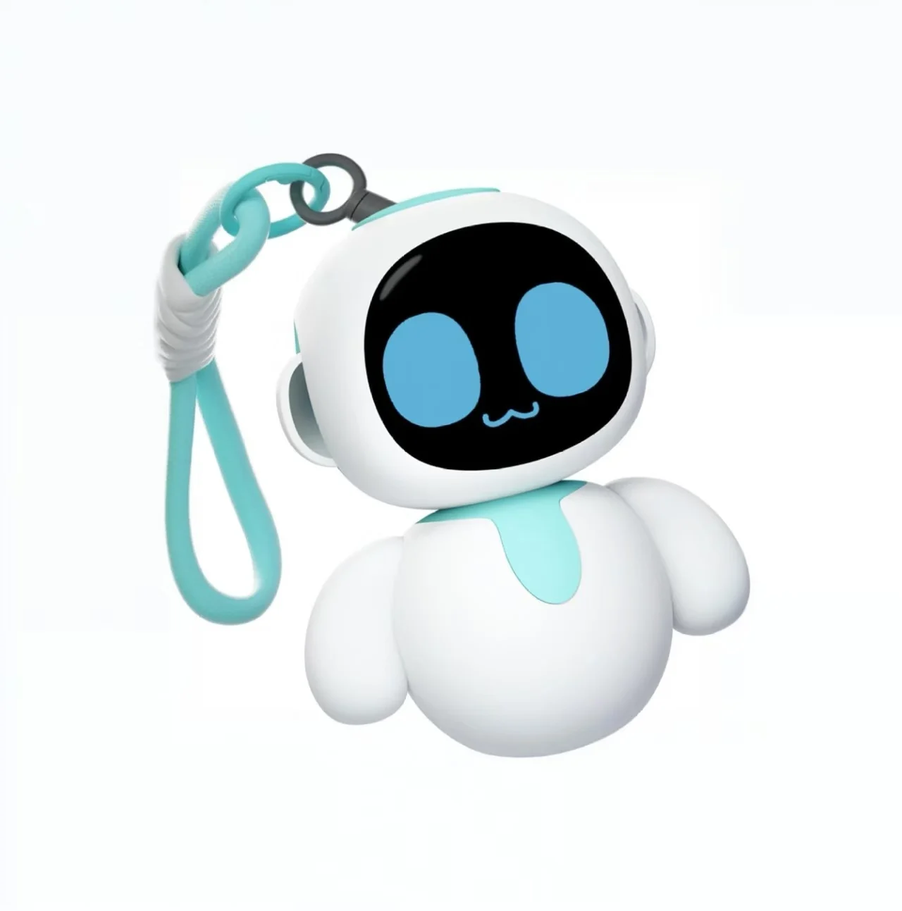 ENERGIZE LAB Eiliko Aquamarine Your Tiny AI Charm Robot That Matches Every Daily Outfit, Fun Electronic Pendant Toys For Kids - Image 2