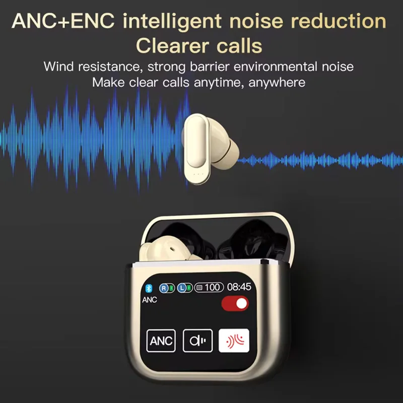 SE60 Wireless Earphones Bluetooth 5.4 LED Display Gaming Headset Sport Headphones HIFI Sound Low Latency Earbuds - Image 3