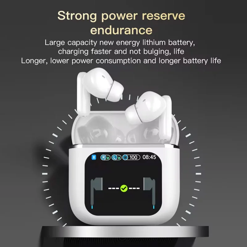 SE60 Wireless Earphones Bluetooth 5.4 LED Display Gaming Headset Sport Headphones HIFI Sound Low Latency Earbuds - Image 2