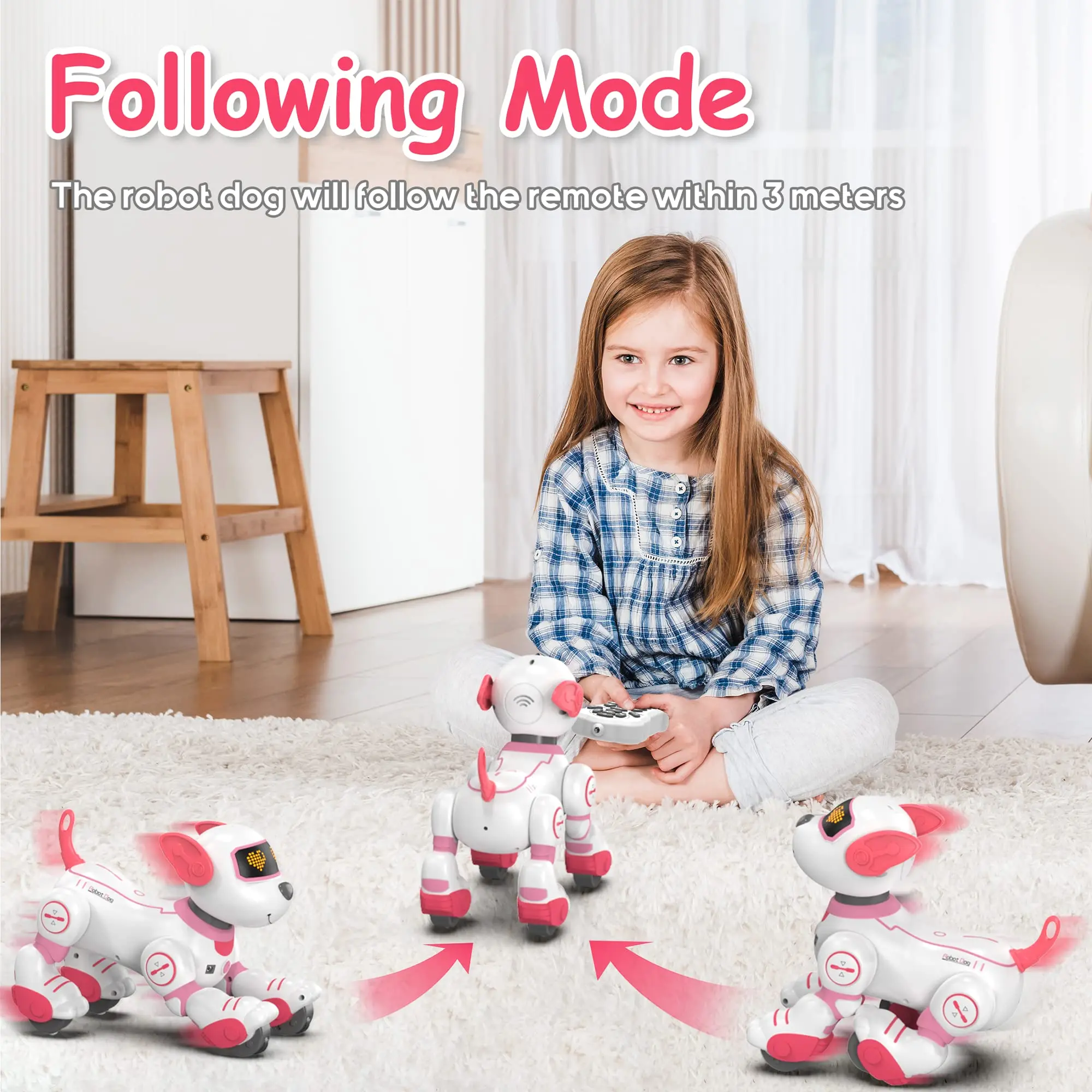 Intelligent Robot Dog Remote Control Electronic Sing Dance Follow Smart Interactive Stunt Music Toy Programmable Puppy Kid Gift - Image 5