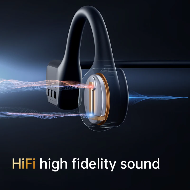 Bone Conduction Earphones Bluetooth Wireless IPX8 Waterproof MP3 Player Hifi Ear-hook Headphone With Mic Headset For Swimming - Image 4