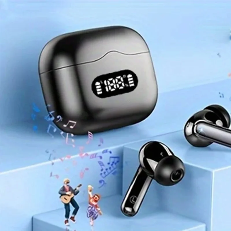 UYUXIO Wireless Earphone 40dB Noise Cancelling Bluetooth 5.3 Headphone ENC with LED Display HD TWS Earbuds Transparency Mode - Image 6