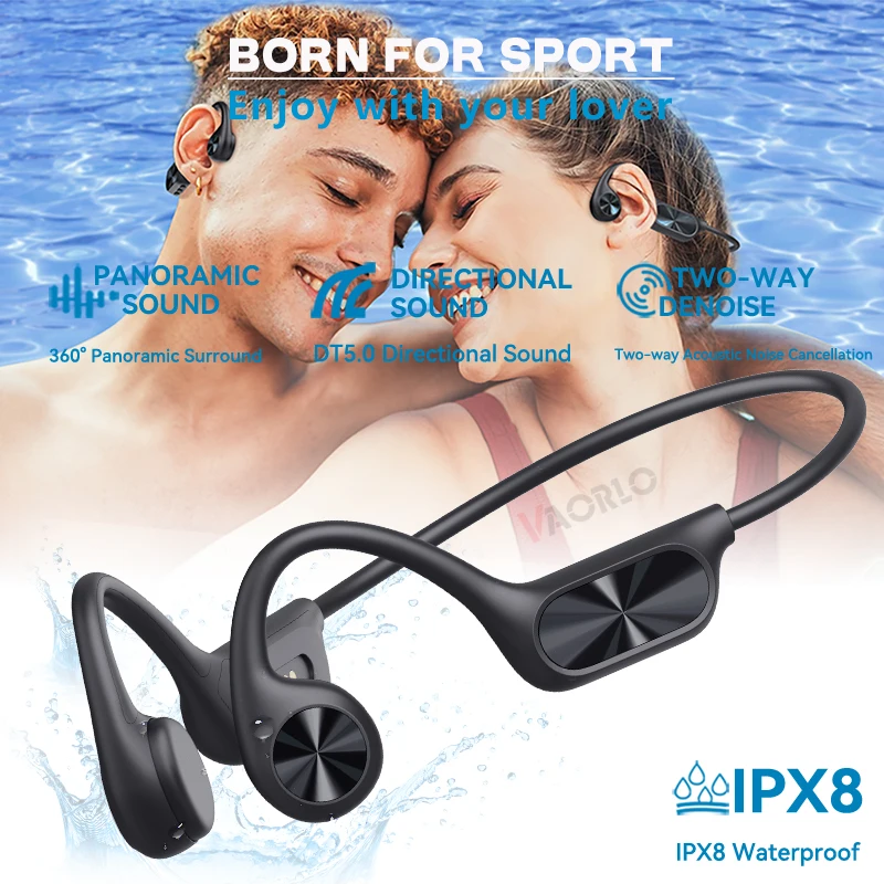 Bone Conduction Wireless Headphone IPX8 Waterproof Swimming Headset Bluetooth 5.4 32GB RAM MP3 Player HIFI Music Sports Earphone - Image 3