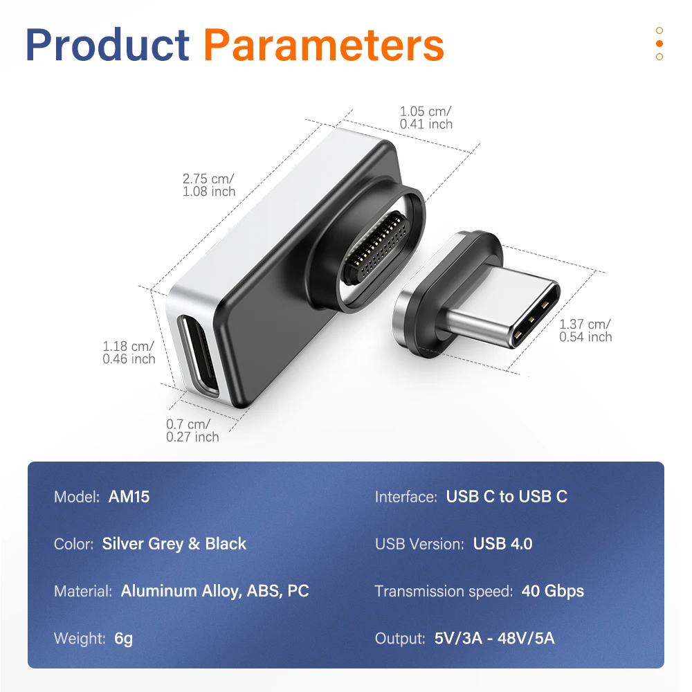 140W Magnetic Adapter 24Pins USB C PD4.0 Fast Charge Cable Converter for iPhone 15 Ipad Pro Macbook Adapter Connector Steam Deck - Image 6
