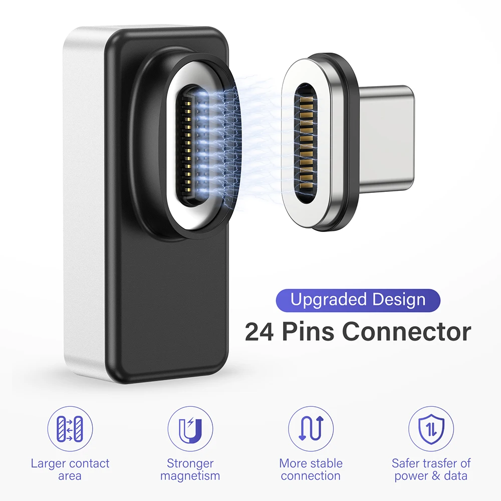 140W Magnetic Adapter 24Pins USB C PD4.0 Fast Charge Cable Converter for iPhone 15 Ipad Pro Macbook Adapter Connector Steam Deck - Image 2