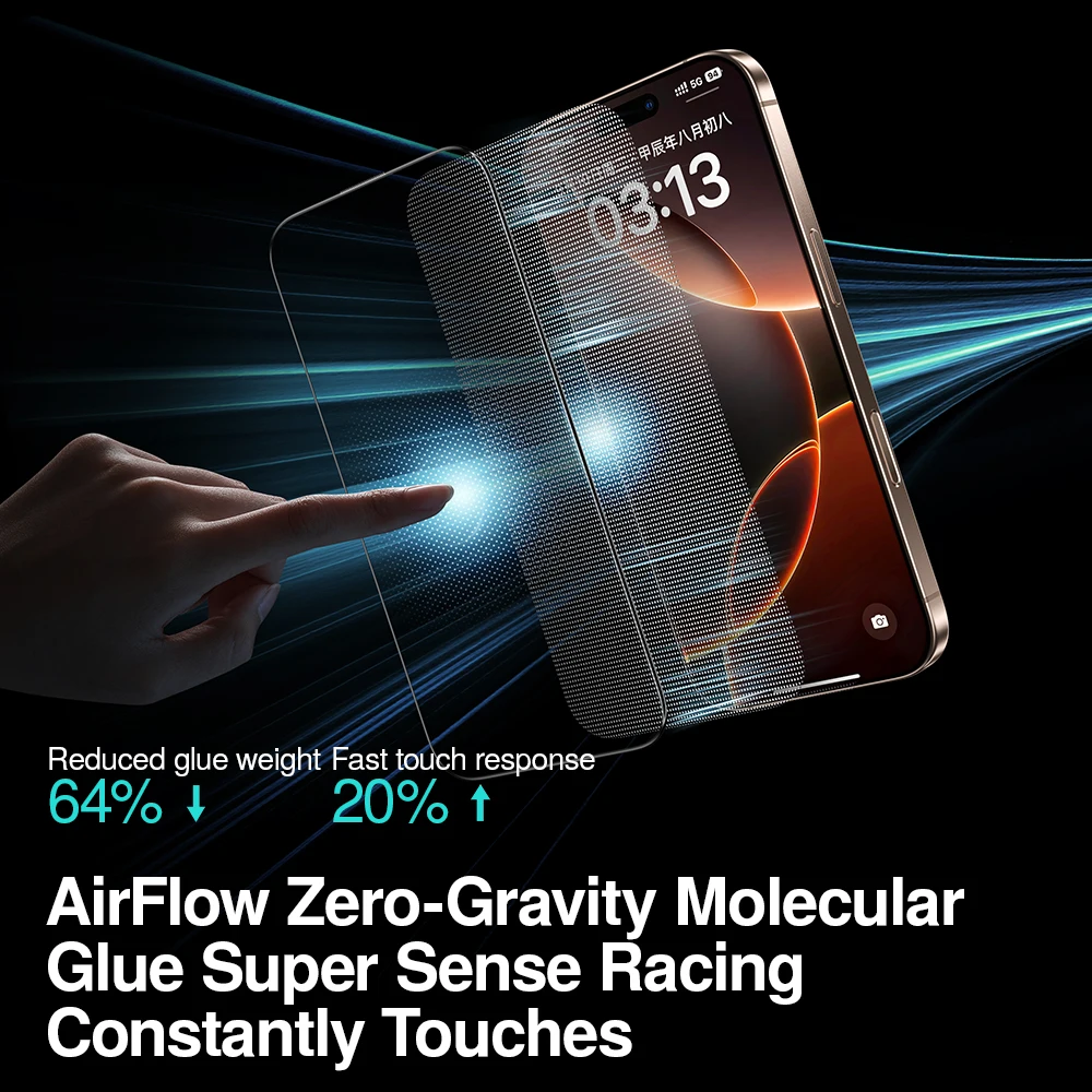 SmartDevil Hot-bending Screen Protector for iPhone 16 Pro Max 16 Pro Dust-free Cabin HD Tempered Glass Film for iPhone 15 14 13 - Image 5