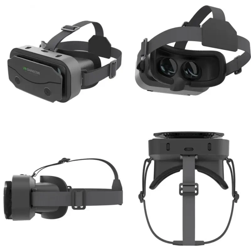 3D Virtual Reality VR Glasses Headset Devices Helmet Lenses Goggles Smart For Smartphones Phone Cell Mobile Game Viar Viewer Set - Image 6