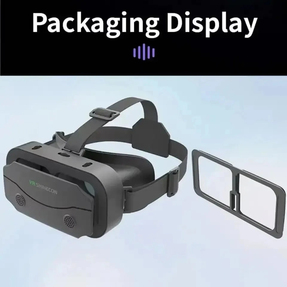 3D Virtual Reality VR Glasses Headset Devices Helmet Lenses Goggles Smart For Smartphones Phone Cell Mobile Game Viar Viewer Set - Image 5