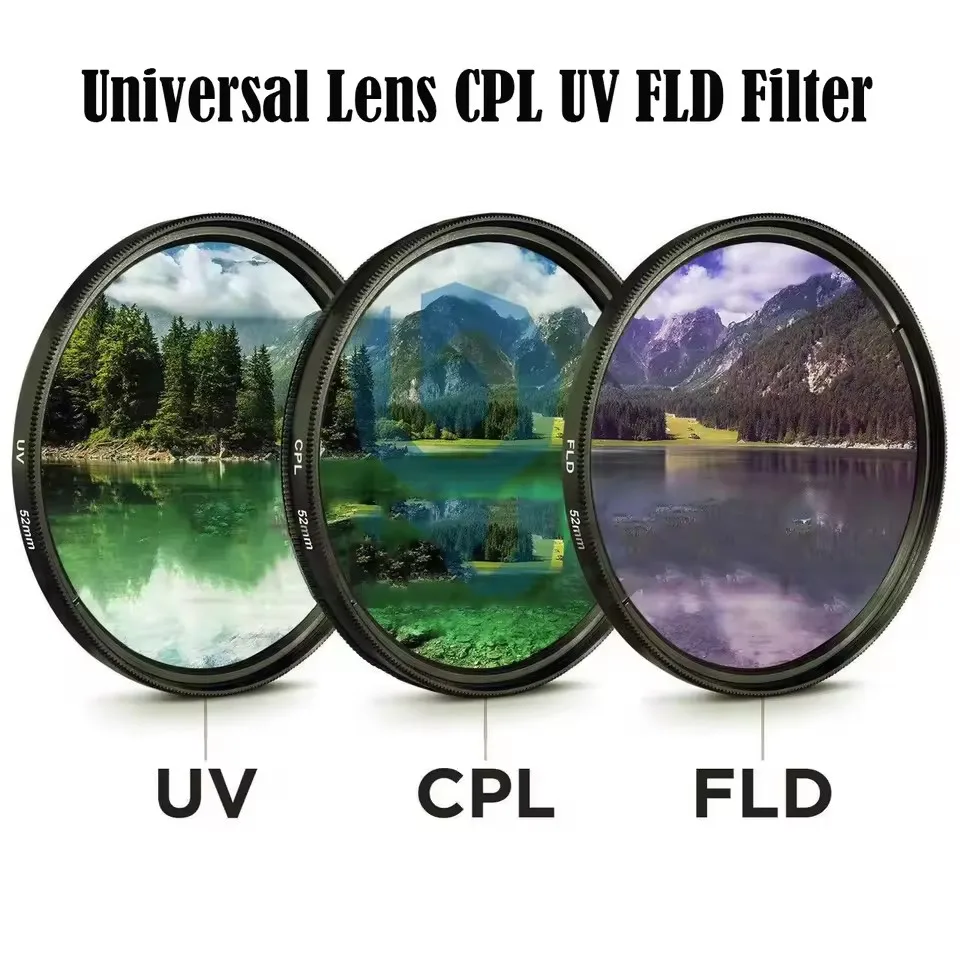 58MM Thread Filter Interface Phone Lens Case With Universal CPL UV FLD Filter For iPhone 12 13 14 15 Pro Max 16 Plus Pro Max - Image 4