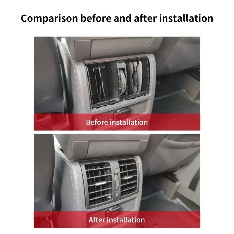 1TD819203 Car Air Conditioning Rear Vent for VW Touran Caddy 2004-2015 Air Conditioning A/C Air Vent Outlet - Image 6
