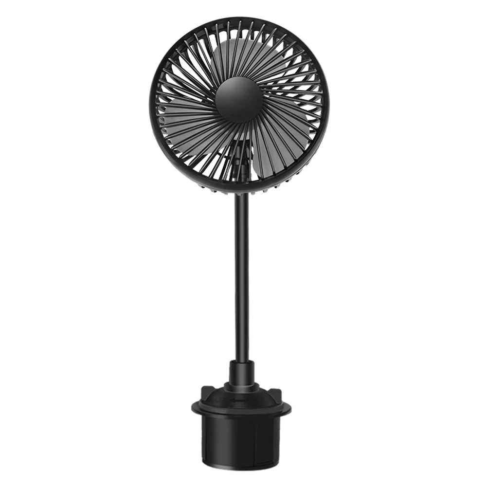 USB Powerful Quiet Car Cooling Fan Rotatable Portable Car Cup Holder Fan for Car Van Truck SUV RV - Image 4