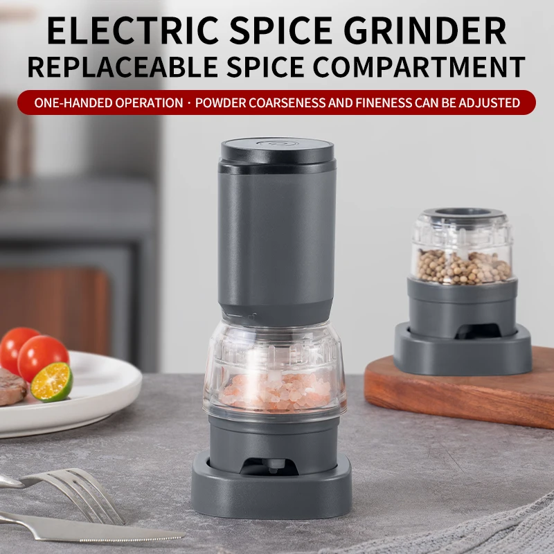 TINSOL multifunctional electric grinder adjustable coarseness, household spice grinder for Sichuan pepper sea salt, and pepper - Image 5