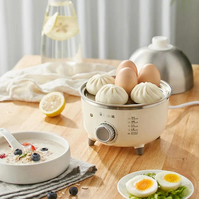 360W Electric Egg Boiler Breakfast Machine Multicooker Steamer Automatic Egg Cookers Home Egg Custard Steaming Cooker with Timer - Image 4