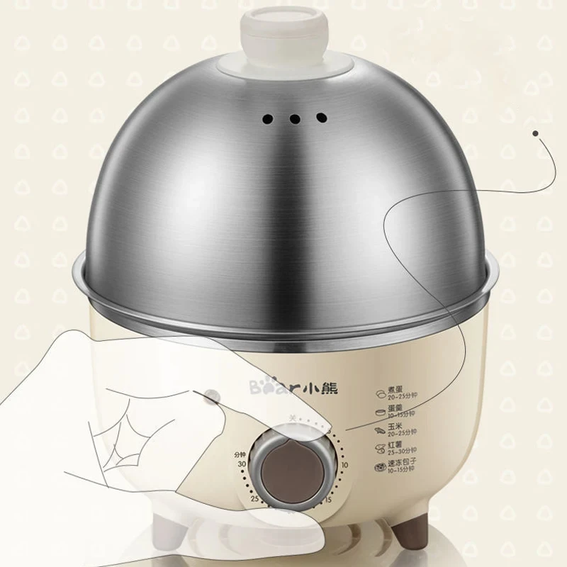 360W Electric Egg Boiler Breakfast Machine Multicooker Steamer Automatic Egg Cookers Home Egg Custard Steaming Cooker with Timer - Image 5