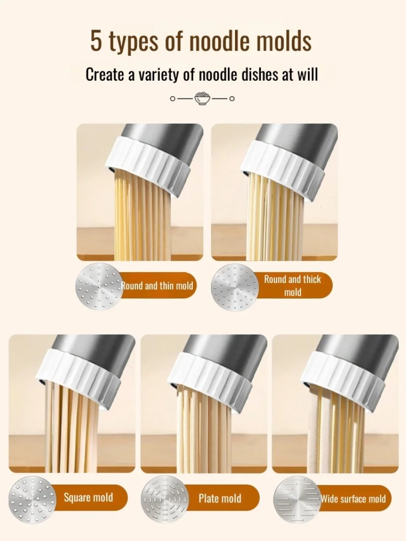 Electric Cordless Noodle Maker Handheld Portable Noodle Press Home Appliances Outdoor Kitchen Home Breakfast Smart Maker - Image 6