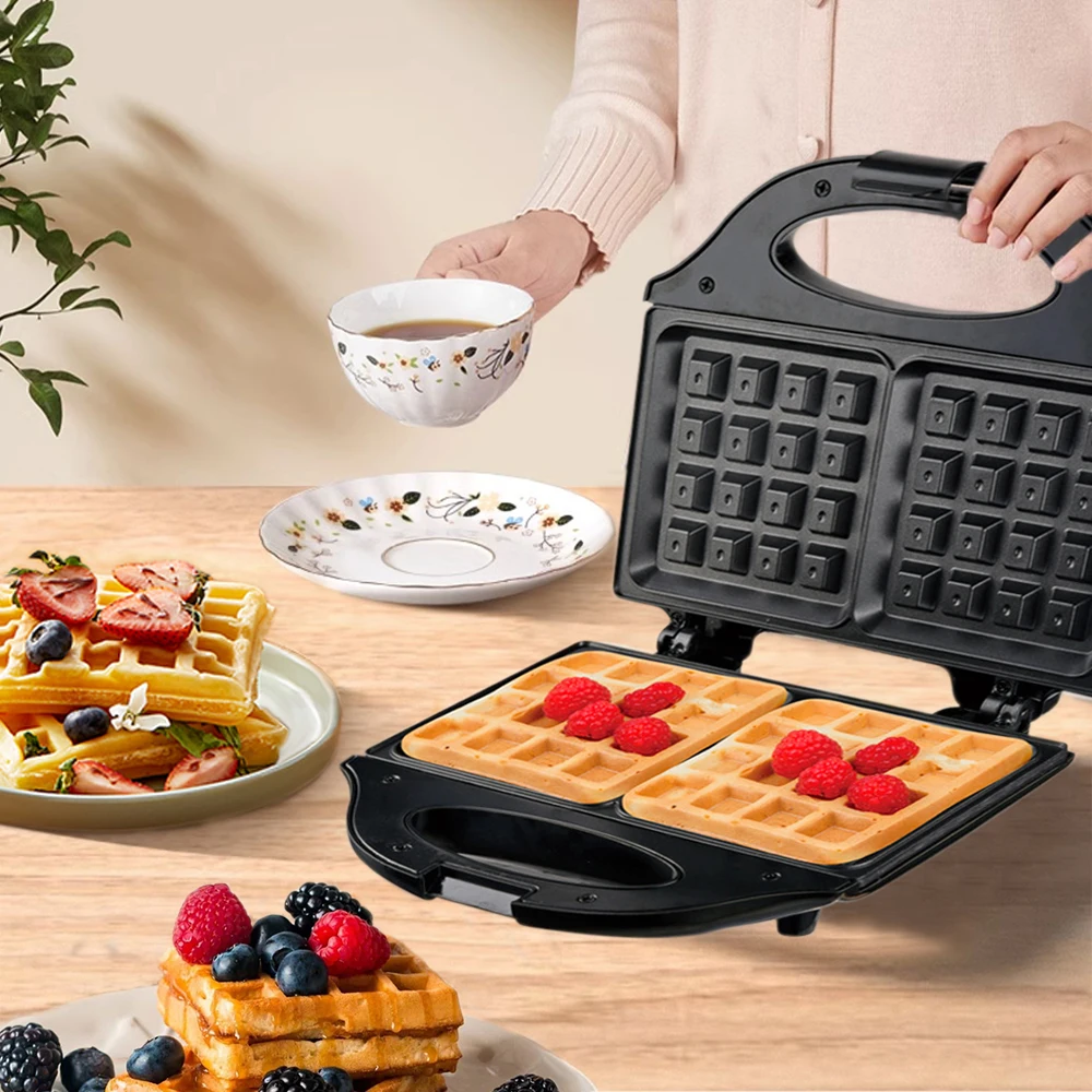 Professional Electric Waffle Maker Cooking Kitchen Appliances Multifunction Breakfast Waffles Machine Non-stick Iron Pan - Image 5