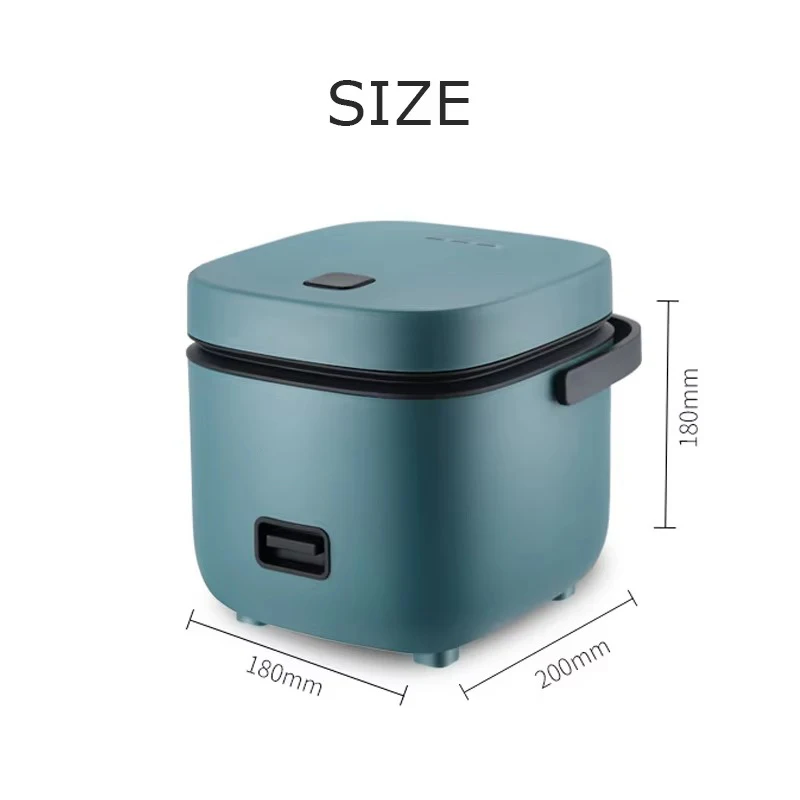 Mini Rice Cooker Automatic Household Kitchen Electric Cooking machine 1-2 People Food Warmer Steamer 1.2L Small Rice Cooker - Image 5