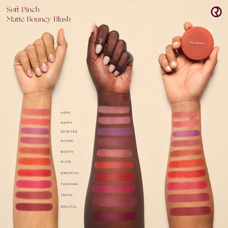 Rare Beauty 7 Colors Soft Pinch Matte Bouncy Cushiony Cream-to-powder Blush Airy and Lightweight Moisturizing Makeup Cosmetics - Image 6