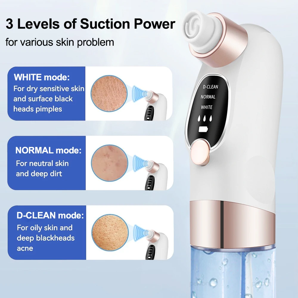 Blackhead Remover Pore Vacuum Cleaner Multifunctional Cleaning Instrument Small Bubble Facial Cleasing Machine Beauty Device - Image 6