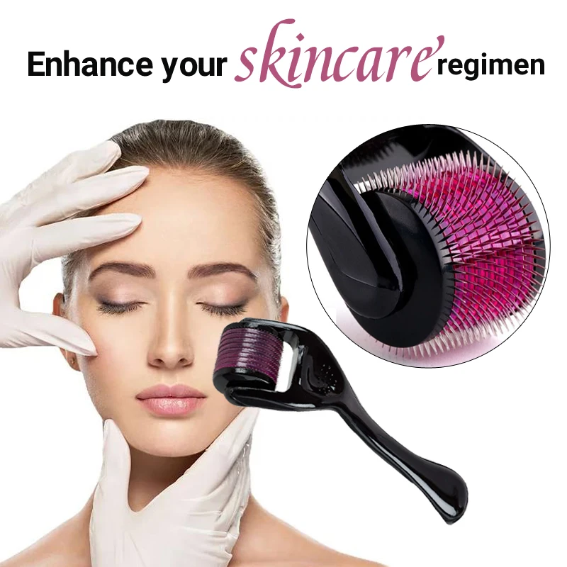Micro Needling 540 Roller Derma Roller Professional Titanium Dermaroller 0.2/0.25/0.3mm Hair Regrowth Beard Growth Treatment - Image 2