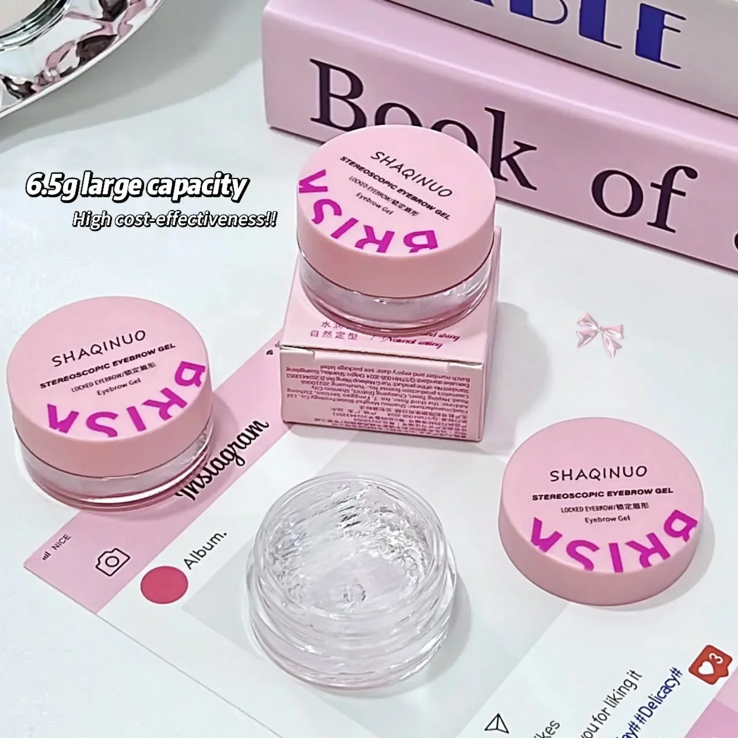 Three-dimensional Eyebrow Shaping Soap Eyebrow Gel Gel Texture Creates Natural Eyebrows Styling - Image 6