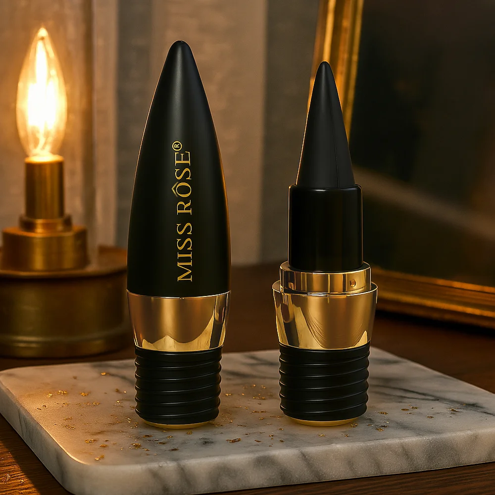 Creamy texture Eyeliner 1 Counts Easy Coloring Sweat Proof High Pier Pencil, Daily Makeup Accessories for Women - Image 2