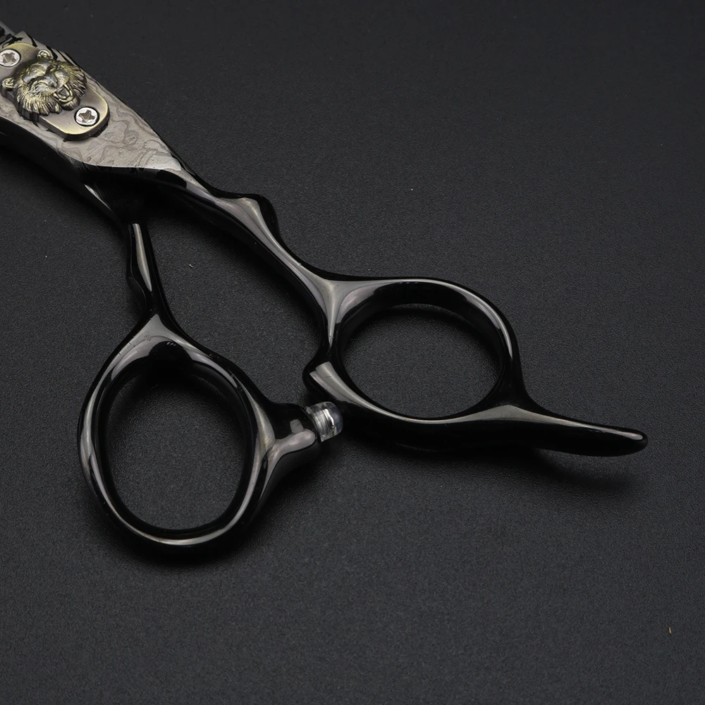 XUANFENG 6 inch Damascus Barber's Scissors Hair Gallery Styling Tools Cutting Scissors and Thinning Scissors Collection - Image 4