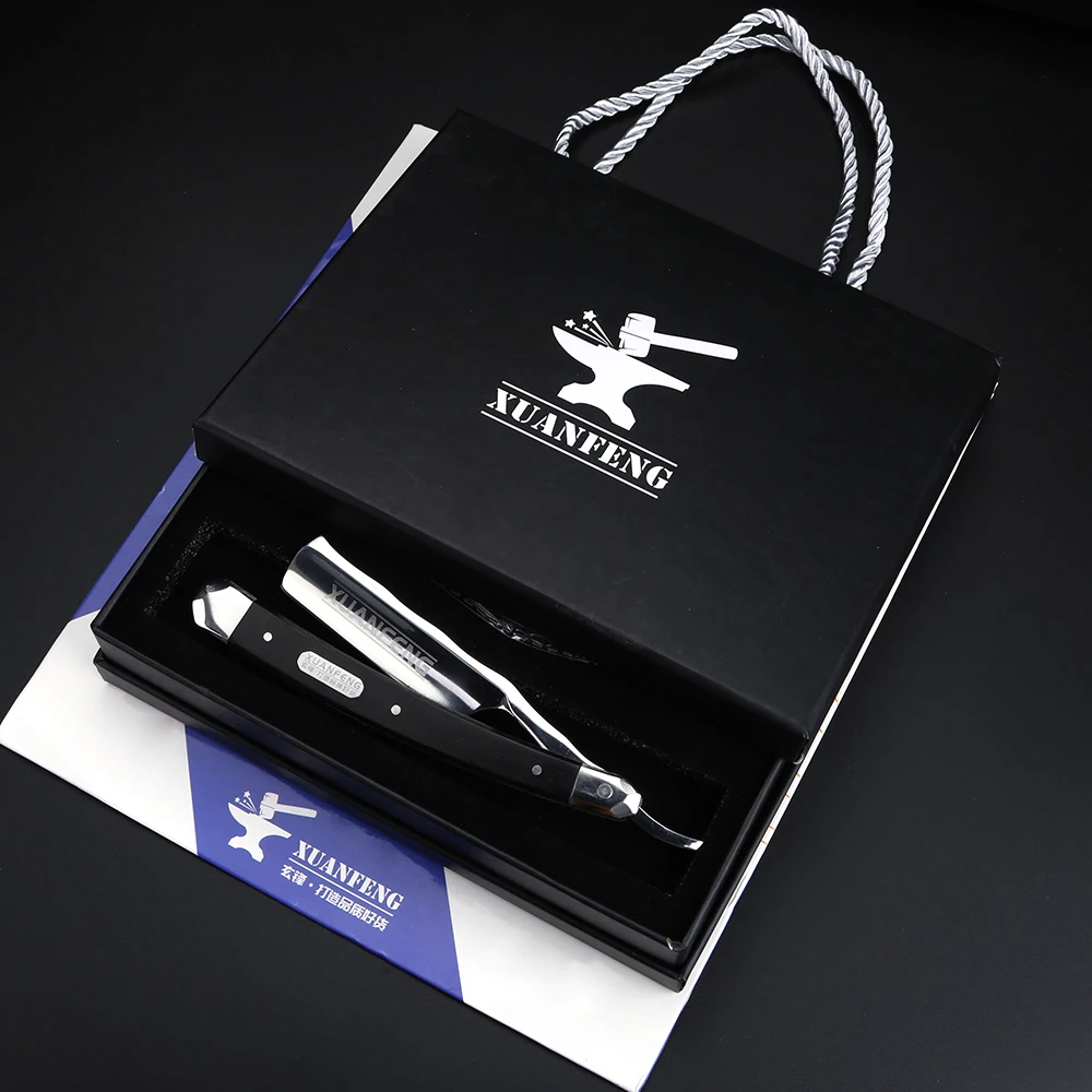 XUANFENG Folding Razor 440C Steel High Hardness Sharp Straight Razor Men's Razor - Image 2