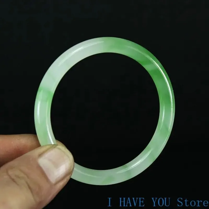Natural Jade Bangle Women Gifts Men Fine Jewelry Jadeite Bangles Certified Genuine Jades Stone Bracelets Accessories Jewellery - Image 2