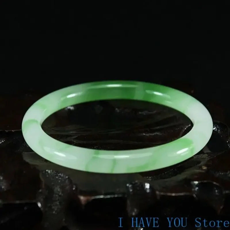 Natural Jade Bangle Women Gifts Men Fine Jewelry Jadeite Bangles Certified Genuine Jades Stone Bracelets Accessories Jewellery