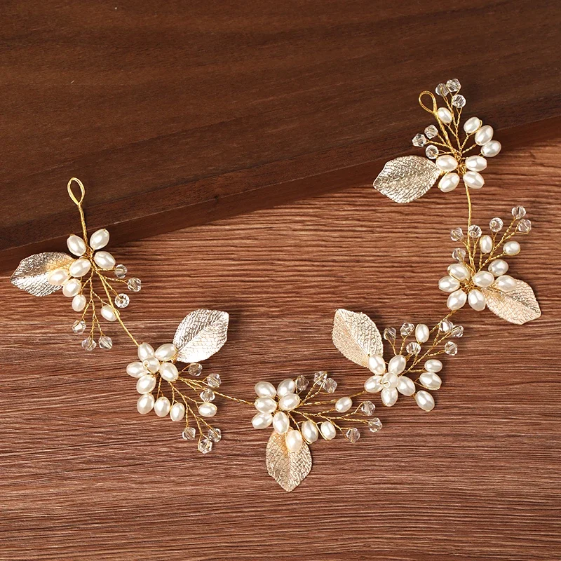 Women Headbands Hair Jewelry Wedding Hair Accessories For Women Rhinestone Pearl Headband Bride Tiara Hairbands Accessories - Image 6