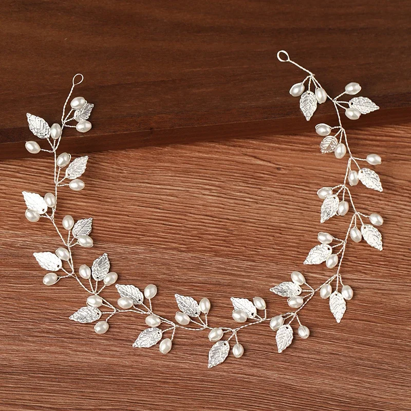 Women Headbands Hair Jewelry Wedding Hair Accessories For Women Rhinestone Pearl Headband Bride Tiara Hairbands Accessories - Image 4