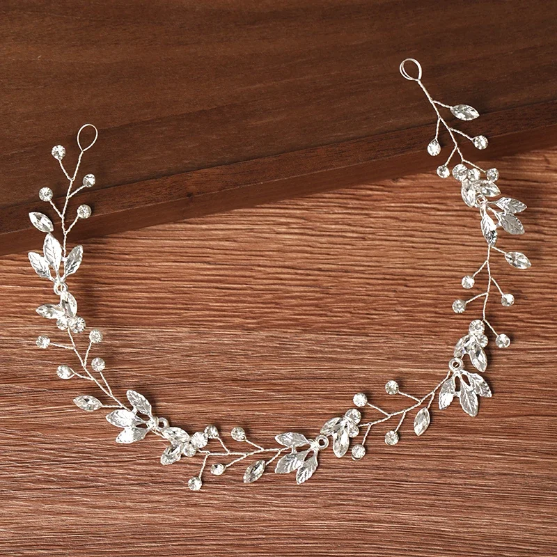 Women Headbands Hair Jewelry Wedding Hair Accessories For Women Rhinestone Pearl Headband Bride Tiara Hairbands Accessories - Image 2