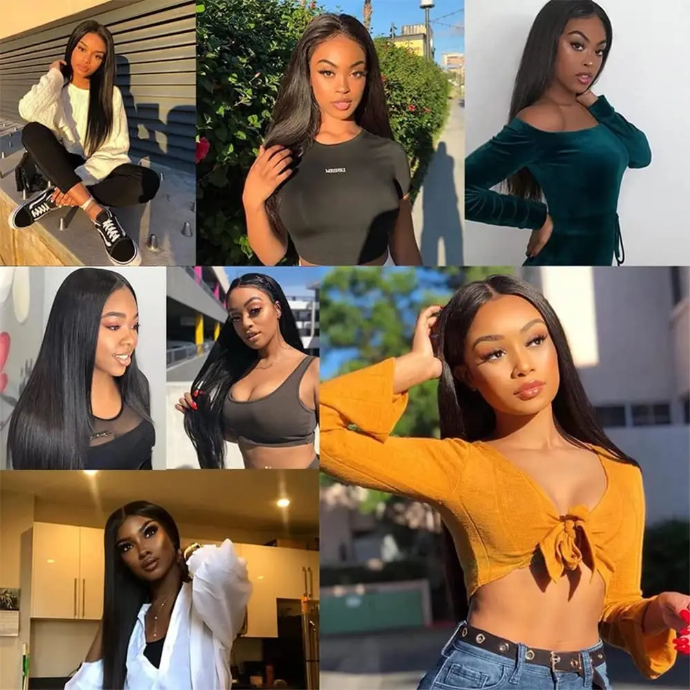 12A 30 Inch Human Hair Bundles Brazilian Hair Weave Bundles Straight Human Hair Bundles 30 Inch Bundles Hair Extensions - Image 6