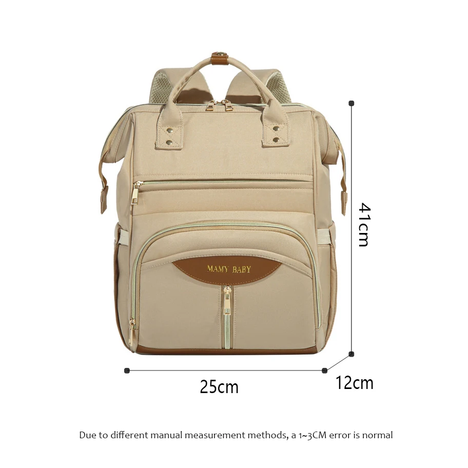 Fashion Mommy Backpack Large Capacity Diaper Bag Multifunctional Travel Baby Bag Maternity Backpack for Women Waterproof - Image 6