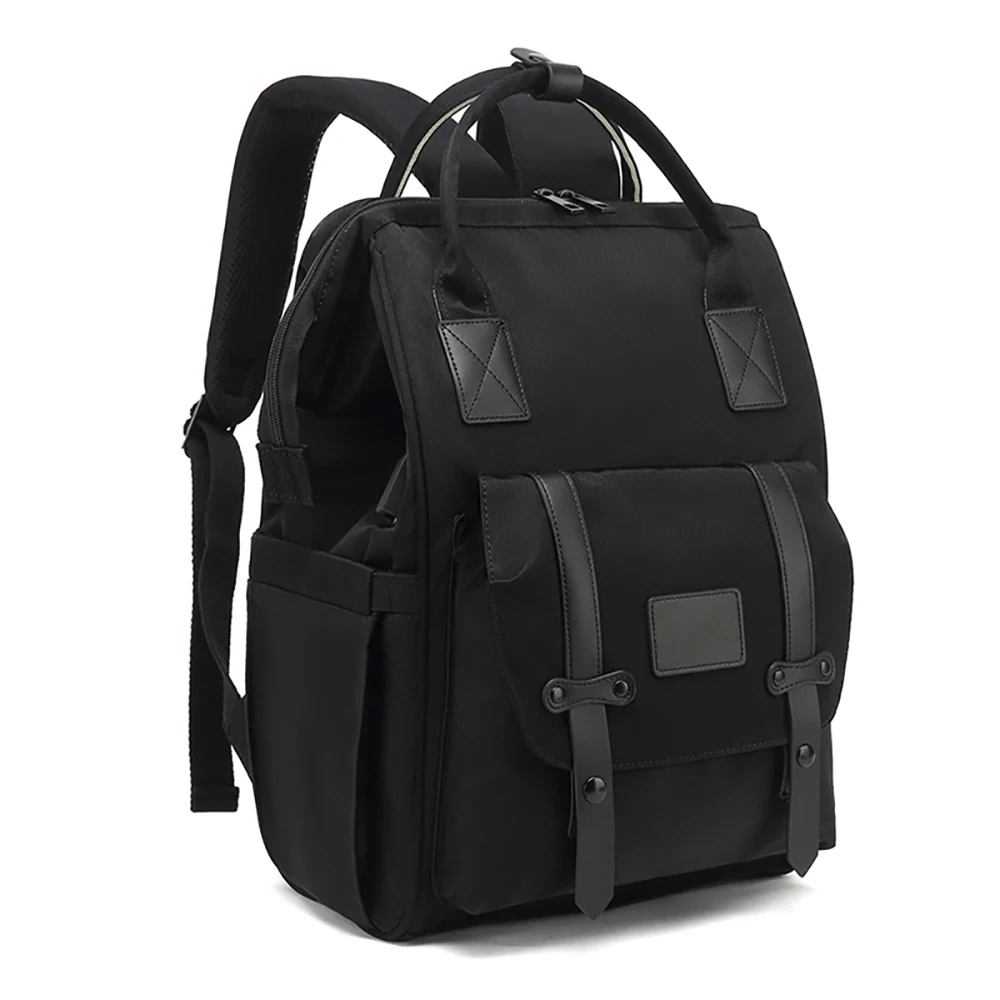 Baby Nappy Bag Mummy Bag Backpack Waterproof Storage Handbag Outdoor Travel Mommy Maternity Bag For Baby Stuff 2 Layer Gray - Image 6