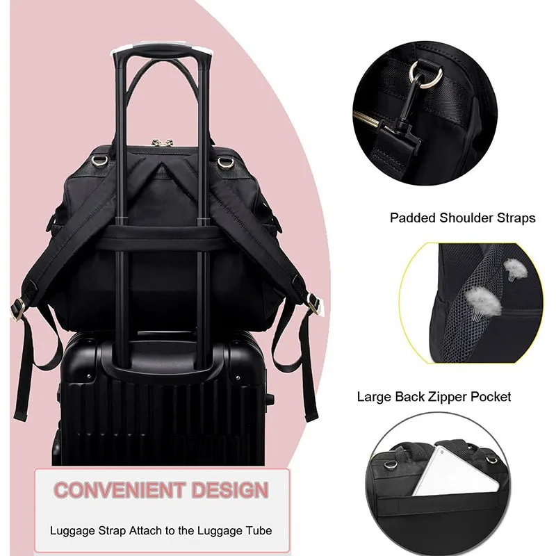 Mommy Diaper Bags Baby Stroller Hanging Bag Mother Large Capacity Nappy Backpacks with Changing Mat Convenient Baby Nursing Bags - Image 6