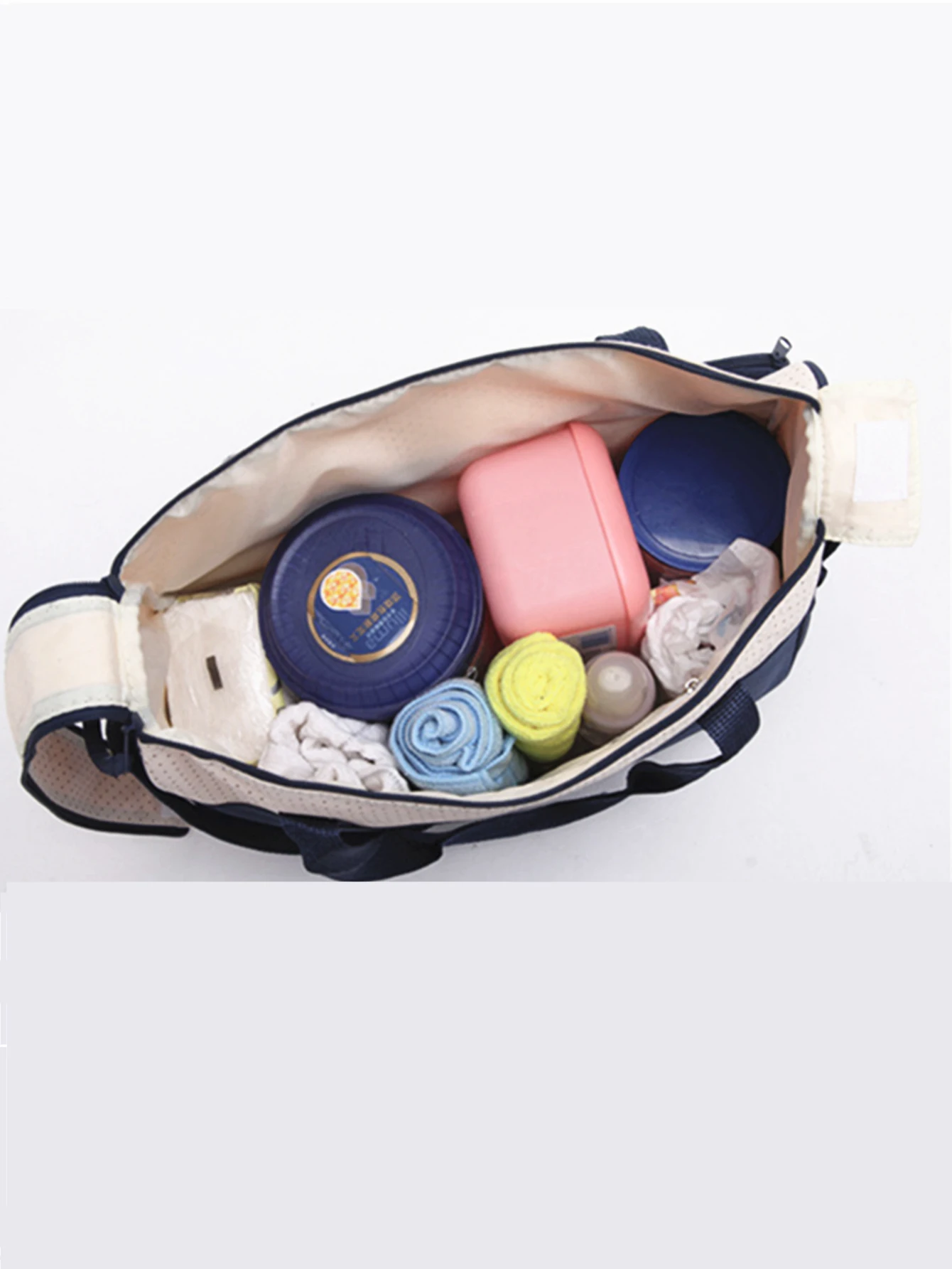 Five Piece Mommy Bag One Shoulder Oblique Straddle Mother Baby Bun Mother Bag Diaper Bag - Image 5