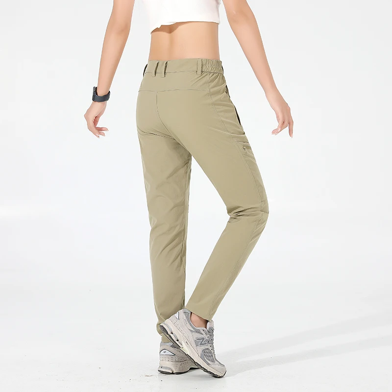 LNGXO Hiking Pants Women 4-Way Stretch Waterproof Summer Cargo Pants Trekking Climbing Camping Outdoor Sports Mountain Trousers - Image 2