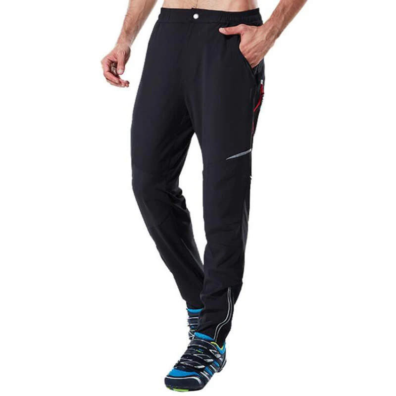Cycling Pants Men Spring Summer Quick Drying Breathable Elasticity Sports Pant Reflective Trousers Outdoor Bicycle Cycling Pants