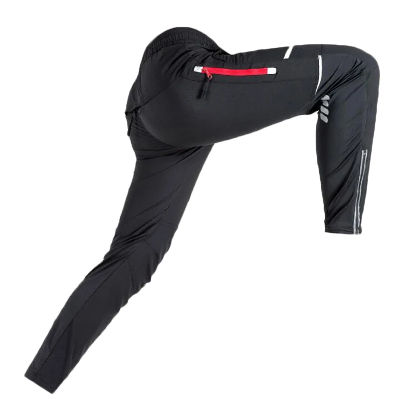 Cycling Pants Men Spring Summer Quick Drying Breathable Elasticity Sports Pant Reflective Trousers Outdoor Bicycle Cycling Pants