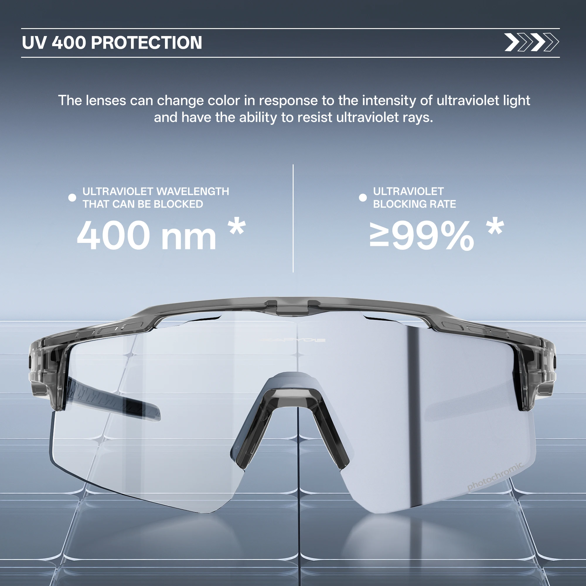 Kapvoe Photochromic Bicycle Sports Glasses Men Women Outdoor Road Cycling Sunglasses UV400 MTB Cycling Eyewea Driving Goggles - Image 4