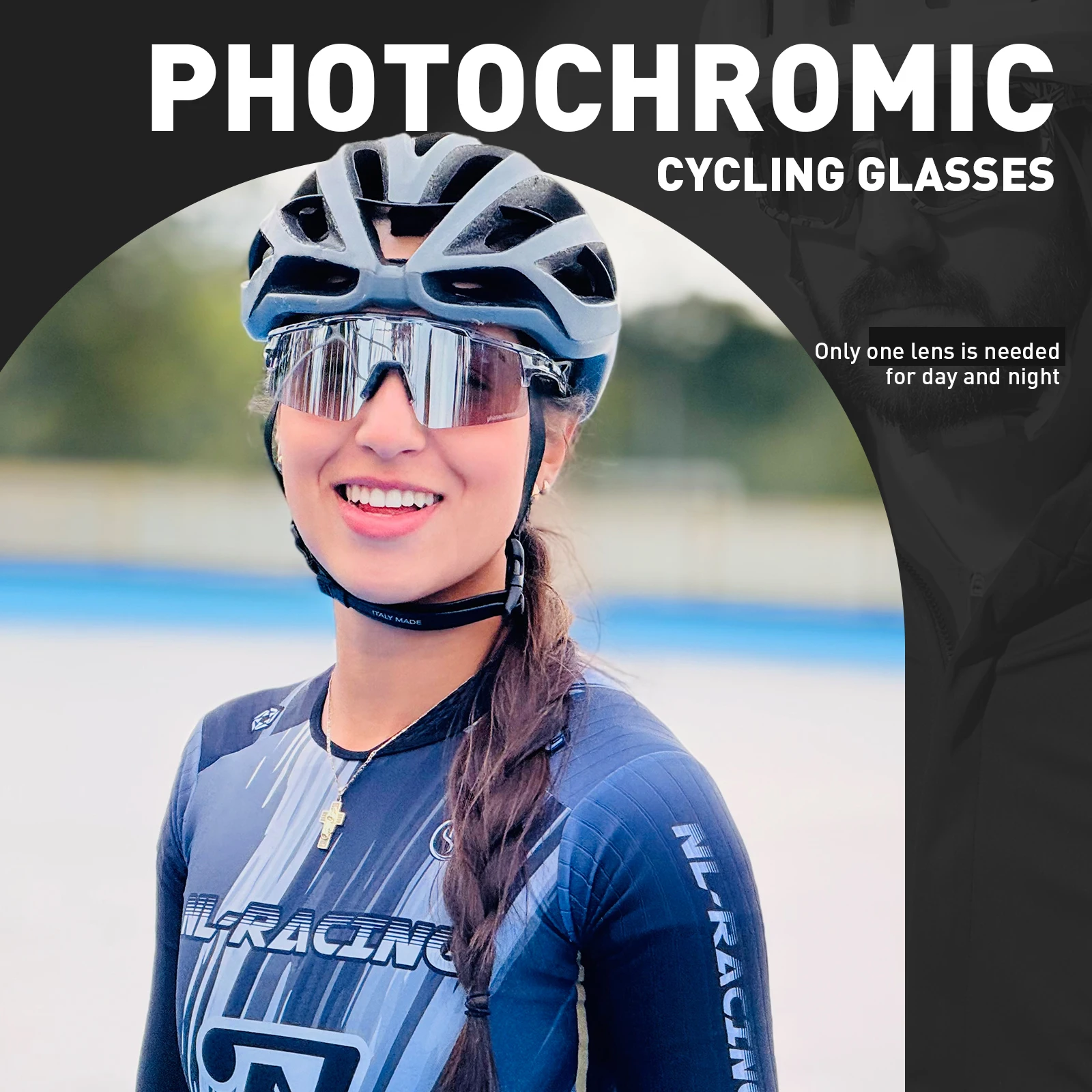 Kapvoe Photochromic Bicycle Sports Glasses Men Women Outdoor Road Cycling Sunglasses UV400 MTB Cycling Eyewea Driving Goggles - Image 2