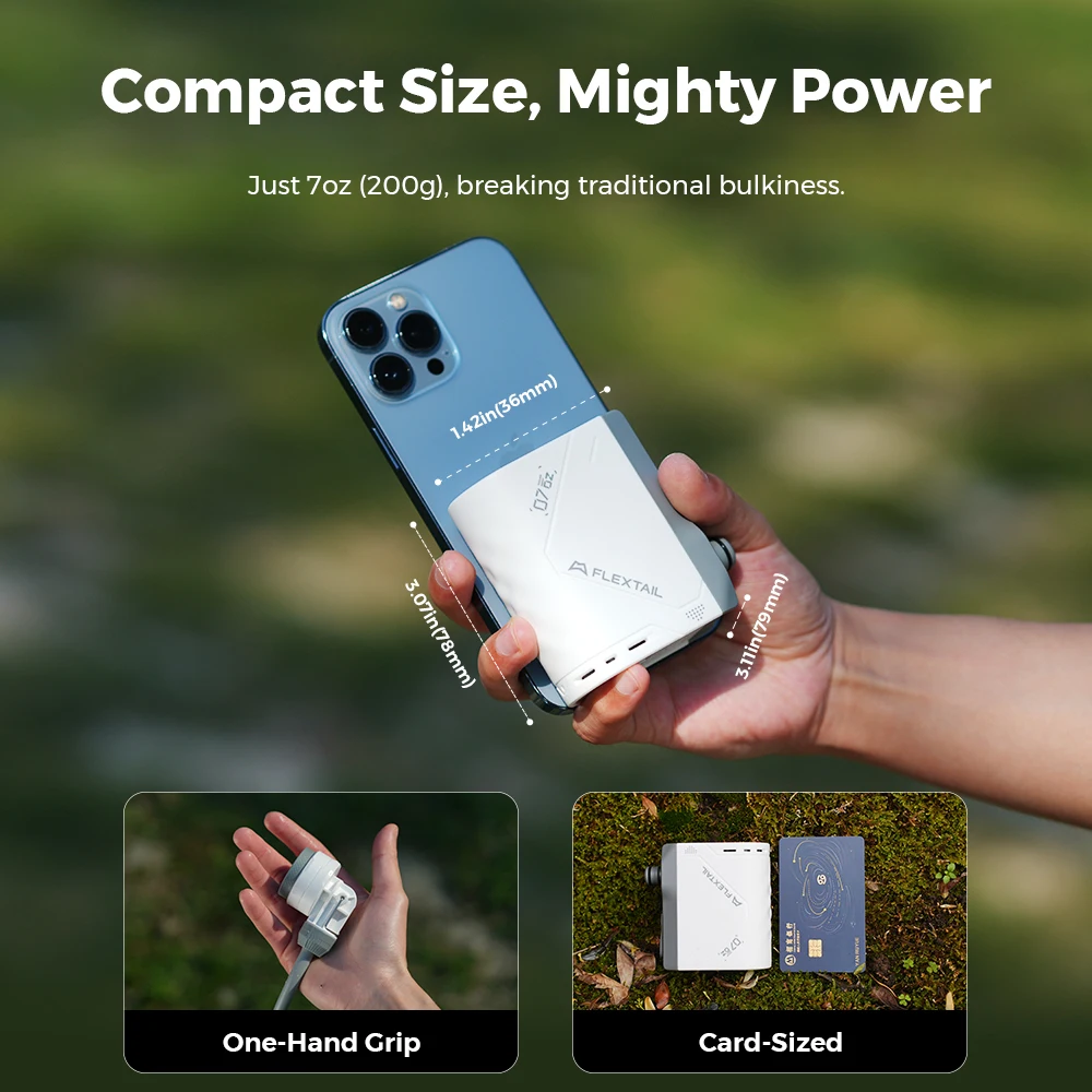 FLEXTAIL TINY SHOWER - Outdoor Camping Shower Portable Electric Shower Pump IPX7 Waterproof for Outdoor and Home Cleaning - Image 2